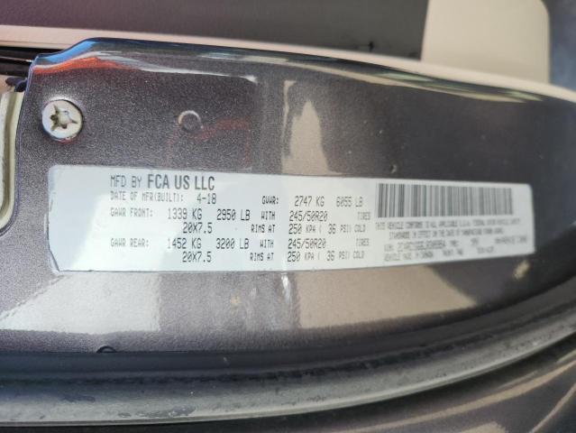 2018 CHRYSLER PACIFICA L 2C4RC1GG6JR305954