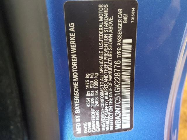 2016 BMW 428 I WBA3N7C51GK228776