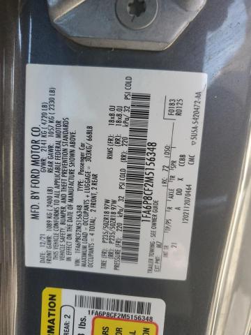 2021 FORD MUSTANG GT 1FA6P8CF2M5156348