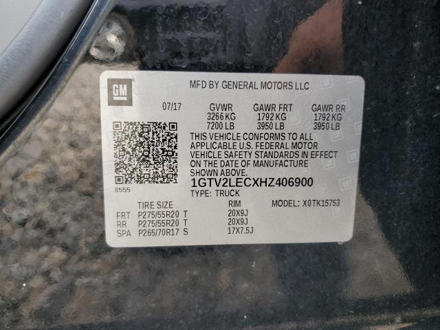 2017 GMC SIERRA K1500 1GTV2LECXHZ406900