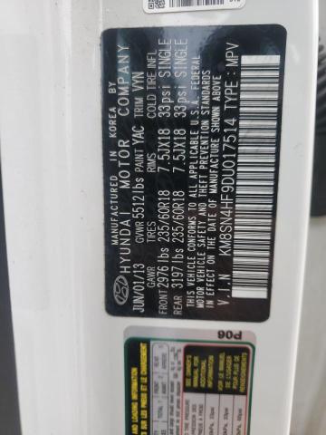 2013 HYUNDAI SANTA FE G #3296218460