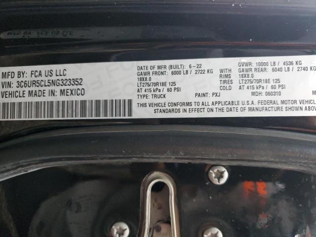 2022 RAM 2500 TRADESMAN 3C6UR5CL5NG323352