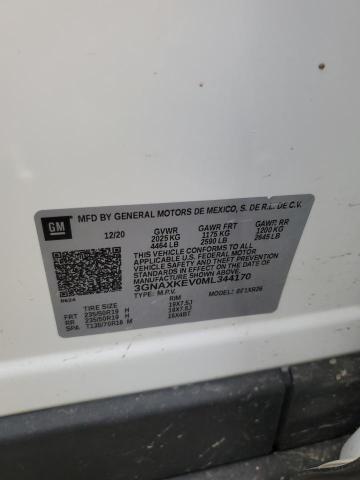 2021 CHEVROLET EQUINOX LT - 3GNAXKEV0ML344170