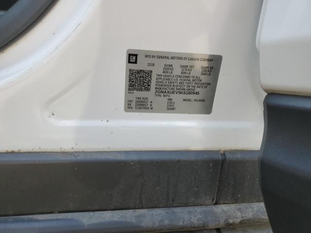 2019 CHEVROLET EQUINOX LT 2GNAXUEV5K6180945