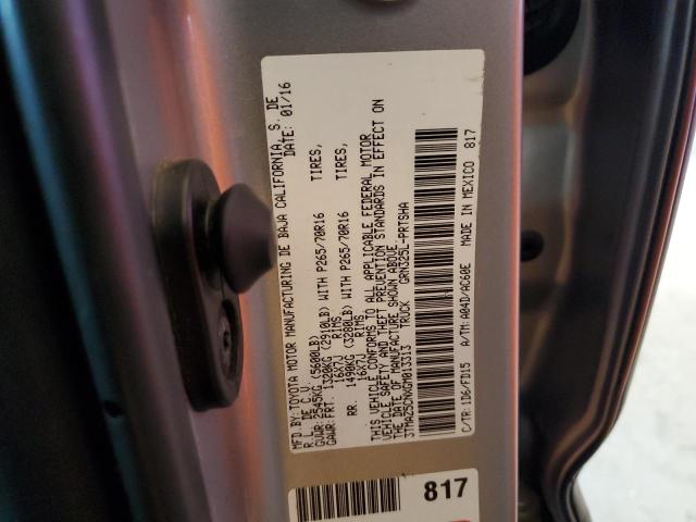 2016 TOYOTA TACOMA DOUBLE CAB 3TMAZ5CNXGM013313