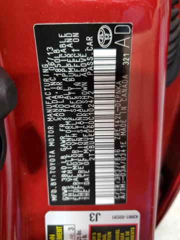 2013 TOYOTA COROLLA BASE - 2T1BU4EE6DC102472