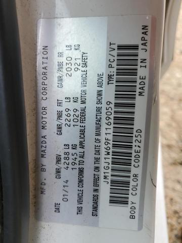 2015 MAZDA 6 GRAND TO JM1GJ1W69F1169059