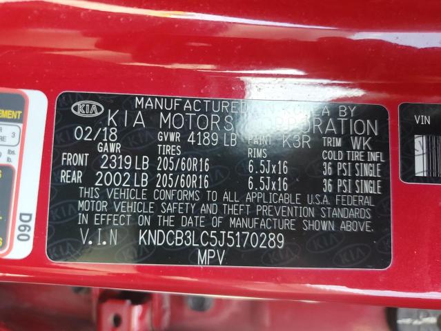 2018 KIA NIRO FE KNDCB3LC5J5170289