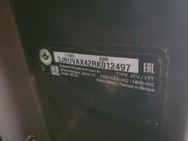 2024 CAN-AM DEFENDER LIMITED HD10 3JBUVAX42RK012497
