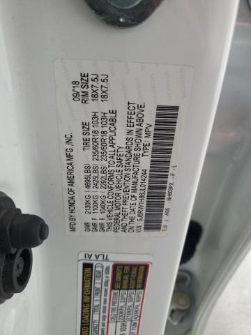 2018 HONDA CR-V EXL 5J6RW1H88JL014244