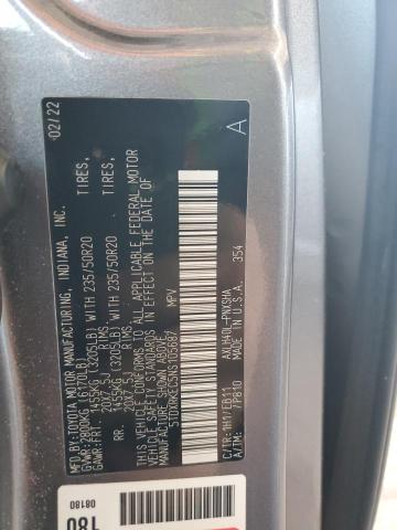 2022 TOYOTA SIENNA XSE 5TDXRKEC5NS105687