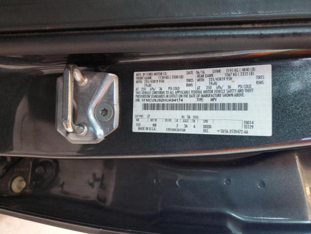 2017 FORD ESCAPE TIT - 1FMCU9J92HUA94174