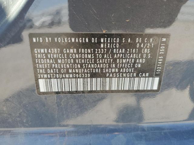 2021 VOLKSWAGEN JETTA GLI 3VW6T7BU4MM060339