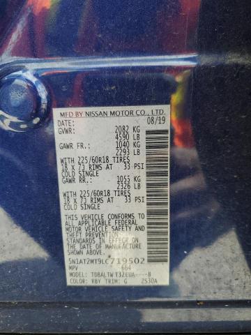 2020 NISSAN ROGUE S - 5N1AT2MT9LC719502