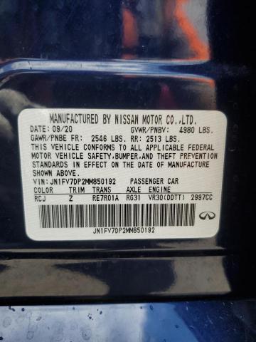 2021 INFINITI Q50 RED SP JN1FV7DP2MM850192