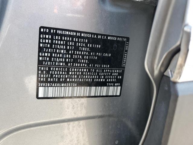 2020 VOLKSWAGEN TIGUAN SE 3VV2B7AX0LM025734
