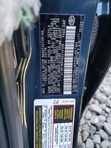 2016 TOYOTA CAMRY LE 4T1BF1FK1GU214158