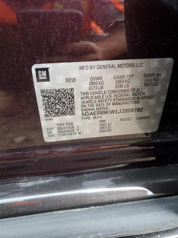 2018 BUICK ENCLAVE ES 5GAERBKW1JJ208782