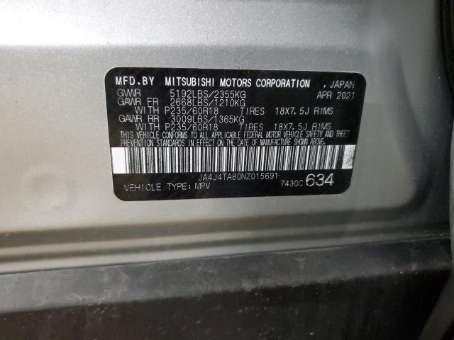 2022 MITSUBISHI OUTLANDER ES JA4J4TA80NZ015691