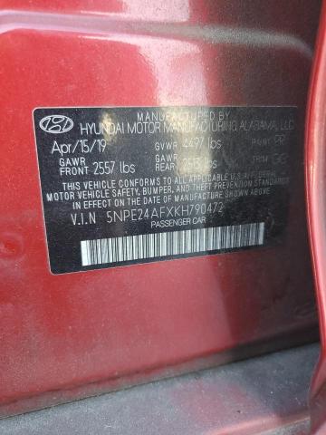 2019 HYUNDAI SONATA SE - 5NPE24AFXKH790472