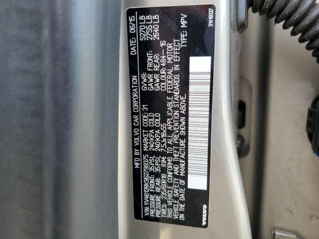 2016 VOLVO XC60 T5 PR YV4612RK9G2799375