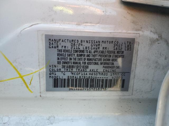 2025 NISSAN SENTRA S 3N1AB8BV1SY218398