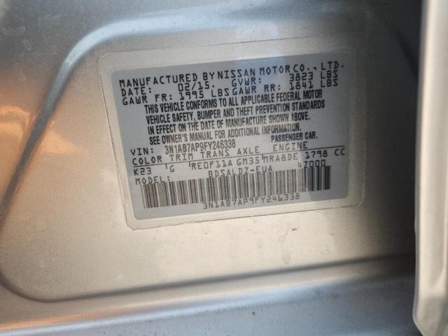 2015 NISSAN SENTRA S - 3N1AB7AP9FY246338