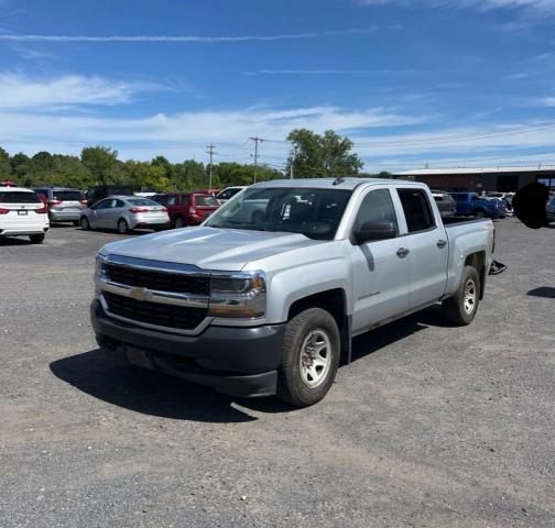 CHEVROLET SILVERADO 2016 silver crew pic gas 3GCUKNEC5GG109149 photo #3