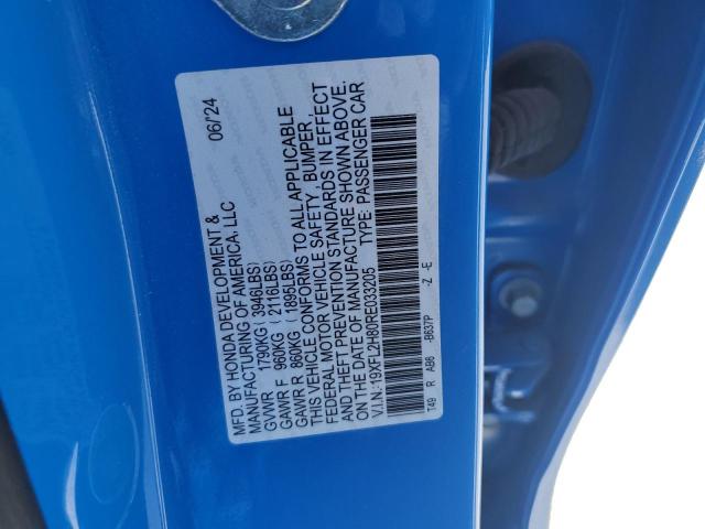 2024 HONDA CIVIC SPOR 19XFL2H80RE033205