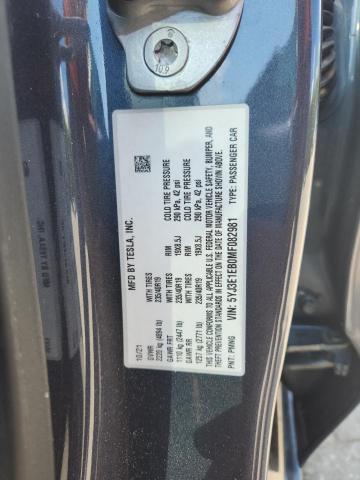 2021 TESLA MODEL 3 - 5YJ3E1EB0MF082981