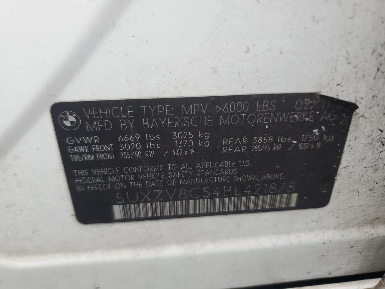 Lot #3304515549 2011 BMW X5 XDRIVE5