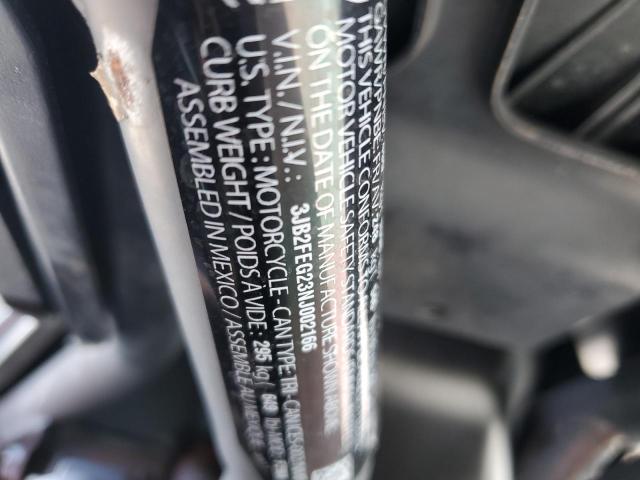 2022 CAN-AM RYKER 3JB2FEG23NJ002166