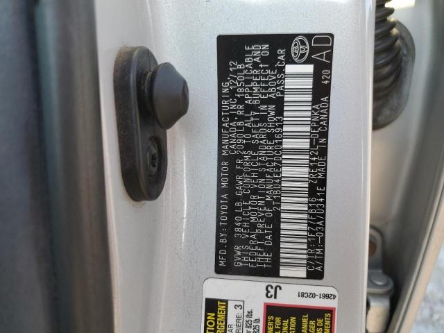 2013 TOYOTA COROLLA BA - 2T1BU4EE7DC016913
