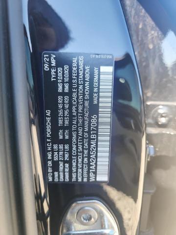 2021 PORSCHE MACAN WP1AA2A52MLB17086