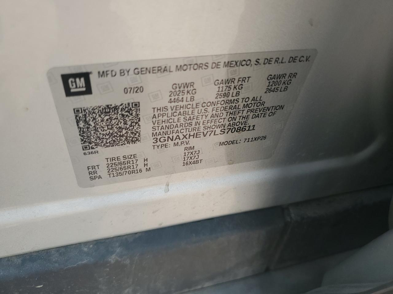 CHEVROLET EQUINOX LS