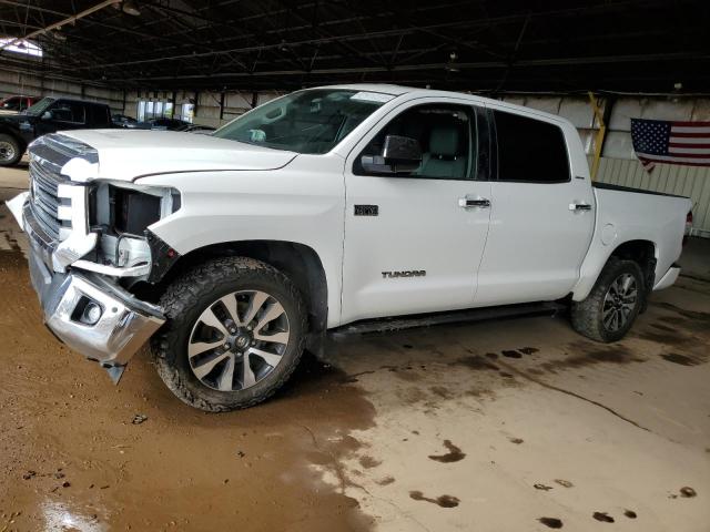 TOYOTA TUNDRA CRE 2021 white  gas 5TFFY5F19MX292356 photo #1