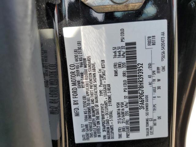 2017 FORD FUSION S - 3FA6P0G78HR393952