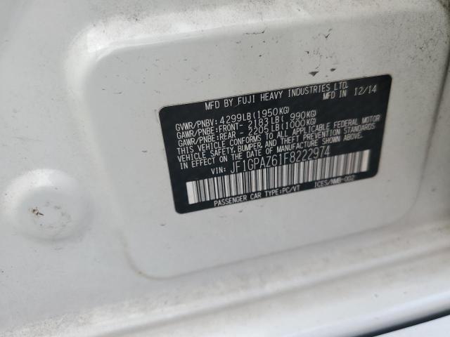 2015 SUBARU IMPREZA SP - JF1GPAZ61F8222974