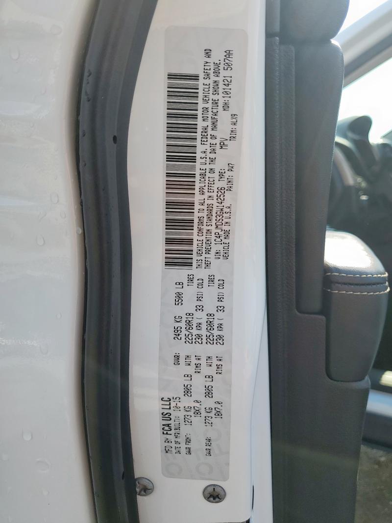 2016 JEEP CHEROKEE L 1C4PJMDS3GW142526