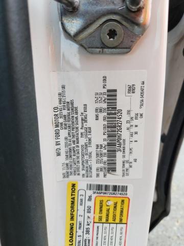 2016 FORD FUSION SE 3FA6P0H72GR274520