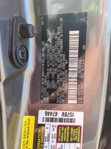 2013 TOYOTA SIENNA LE - 5TDKK3DC3DS360584