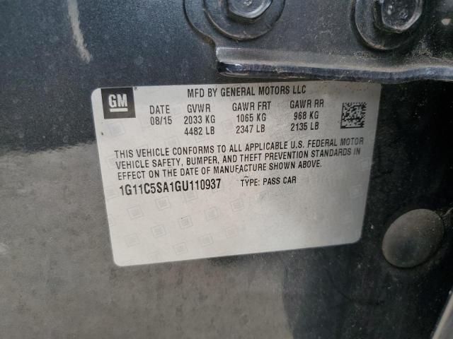 2016 CHEVROLET MALIBU LIM 1G11C5SA1GU110937