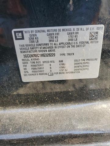 2017 CHEVROLET SILVERADO - 3GCUKREC1HG328229