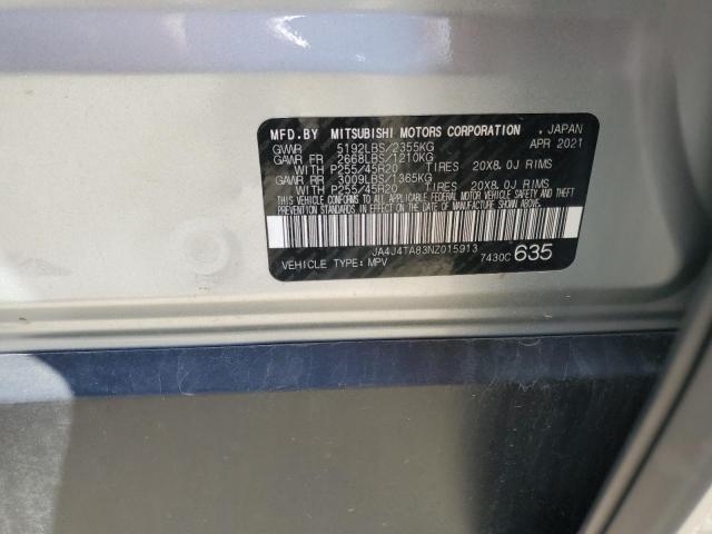 2022 MITSUBISHI OUTLANDER JA4J4TA83NZ015913
