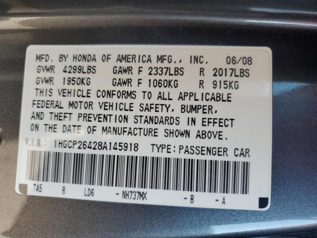 2008 HONDA ACCORD LXP #3223271579