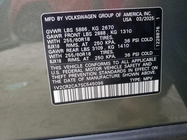 2025 VOLKSWAGEN ATLAS PEAK #3304588455