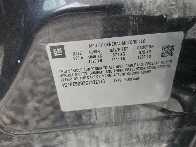 2016 CHEVROLET CRUZE LIMITED LT - 1G1PE5SB3G7172173