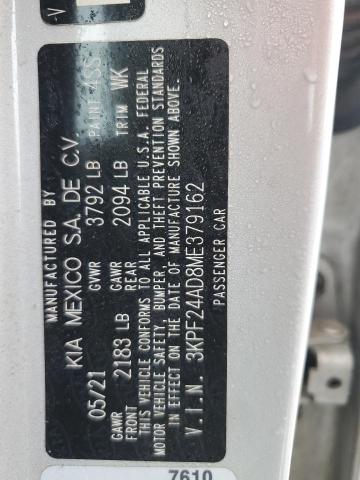 2021 KIA FORTE FE 3KPF24AD8ME379162