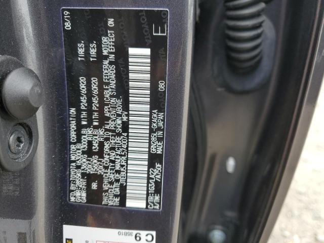 2020 TOYOTA 4RUNNER SR - JTEBU5JR9L5740074