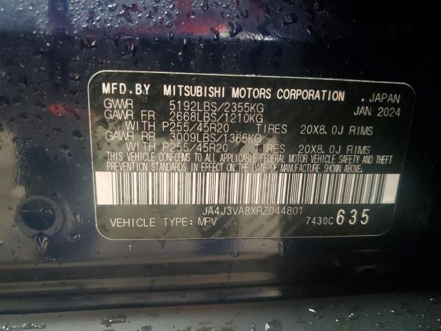 2024 MITSUBISHI OUTLANDER JA4J3VA8XRZ044801